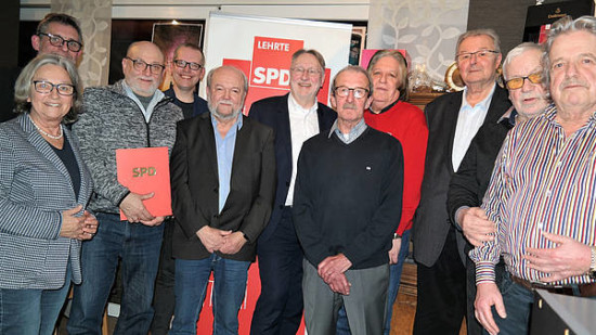 SPD Lehrte Kernstadt Jubilare