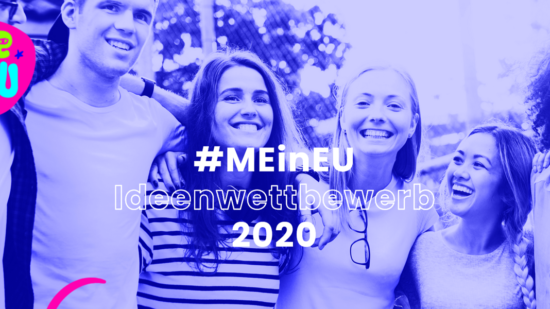 Logo des Ideenwettbewerbs #MEinEU 2020